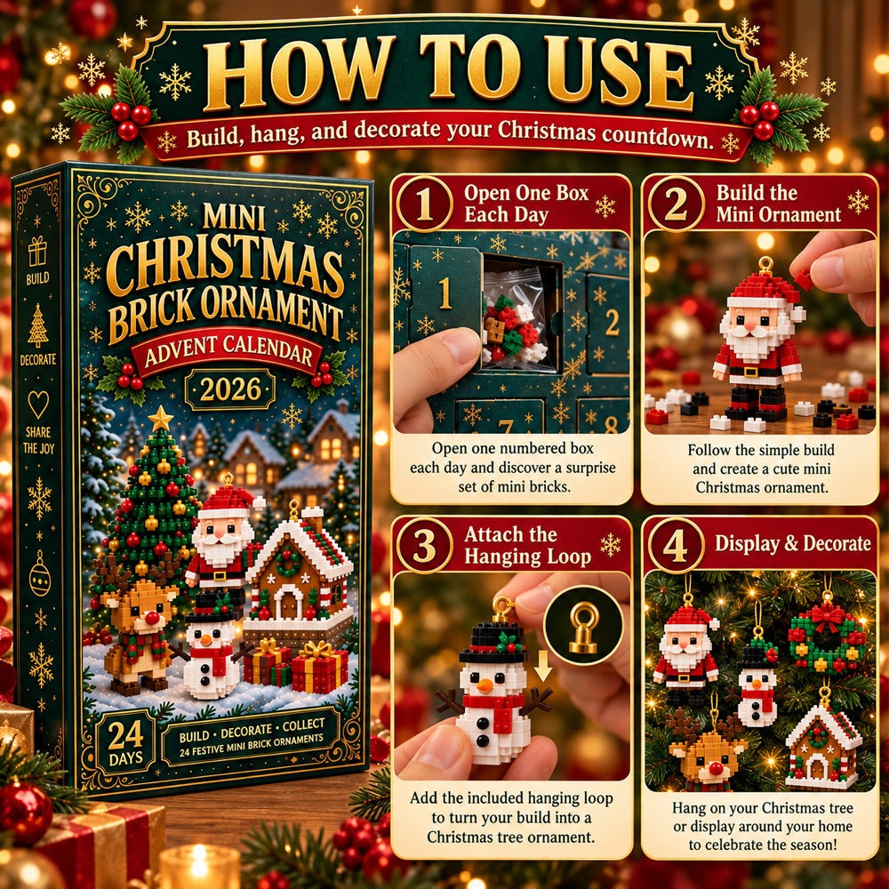 ⏳ Last day to save 50% – 🎄 24-Day Mini Christmas Ornament Advent Calendar