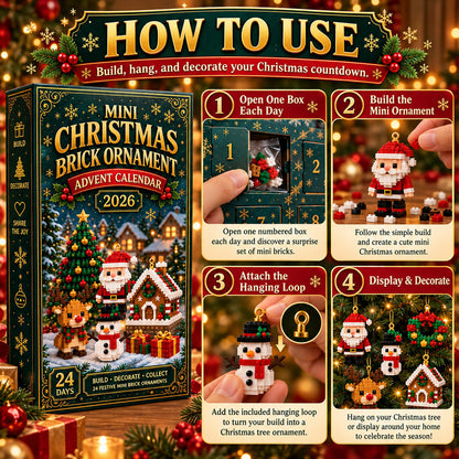 ⏳ Last day to save 50% – 🎄 24-Day Mini Christmas Ornament Advent Calendar