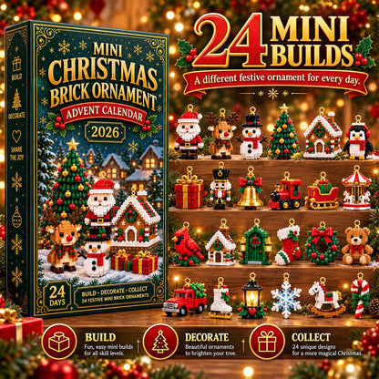 ⏳ Last day to save 50% – 🎄 24-Day Mini Christmas Ornament Advent Calendar