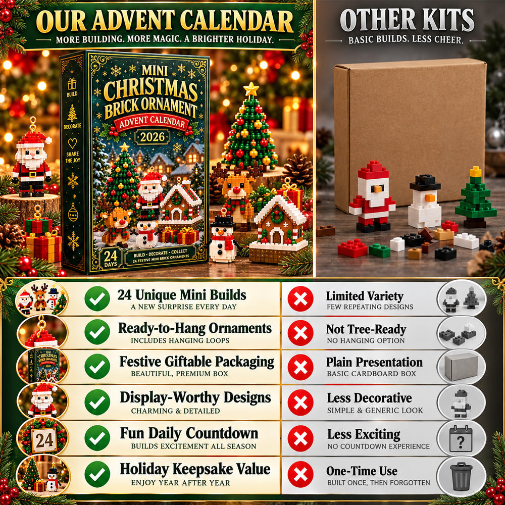 ⏳ Last day to save 50% – 🎄 24-Day Mini Christmas Ornament Advent Calendar