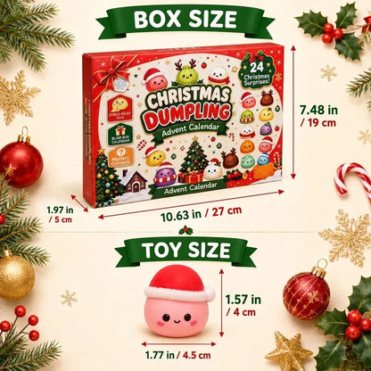 24-Day Mini Squishies Christmas Advent Calendar 2026