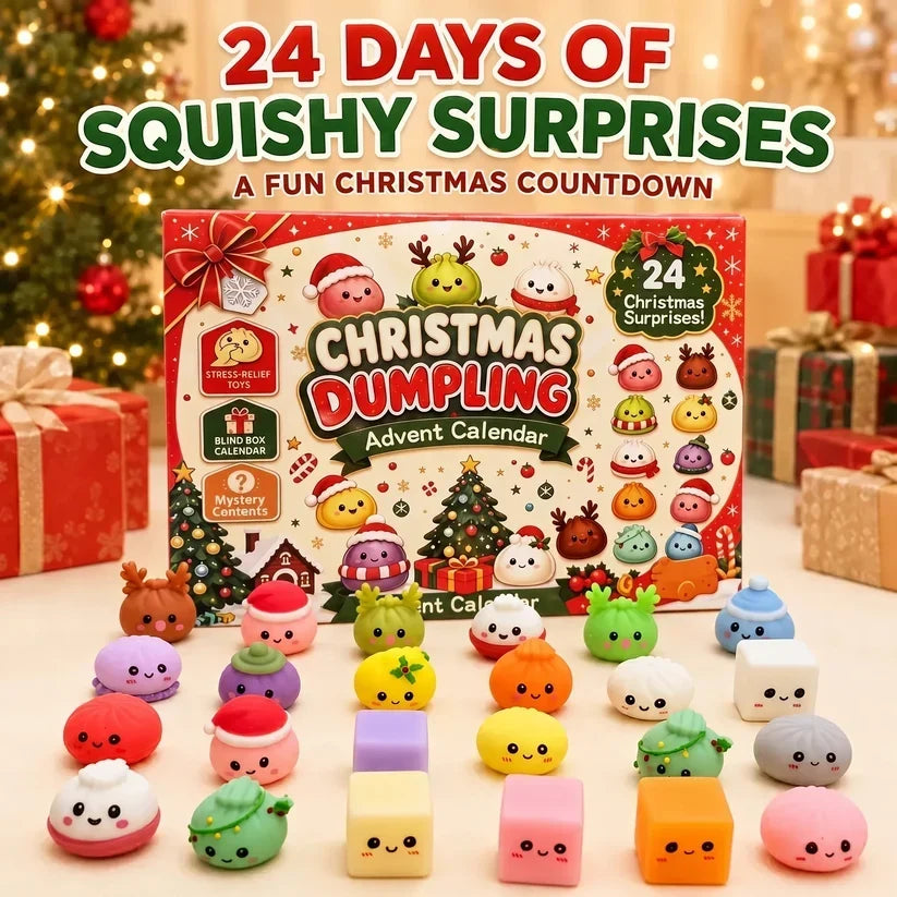 24-Day Mini Squishies Christmas Advent Calendar 2026