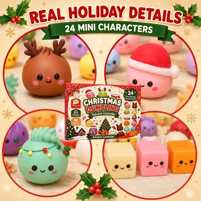 24-Day Mini Squishies Christmas Advent Calendar 2026