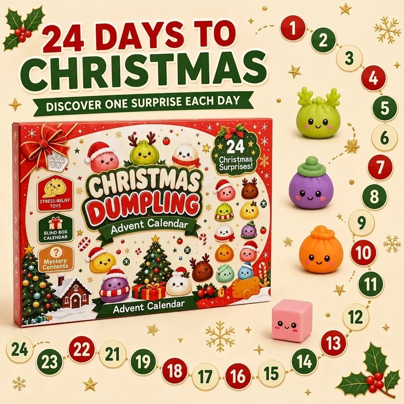24-Day Mini Squishies Christmas Advent Calendar 2026