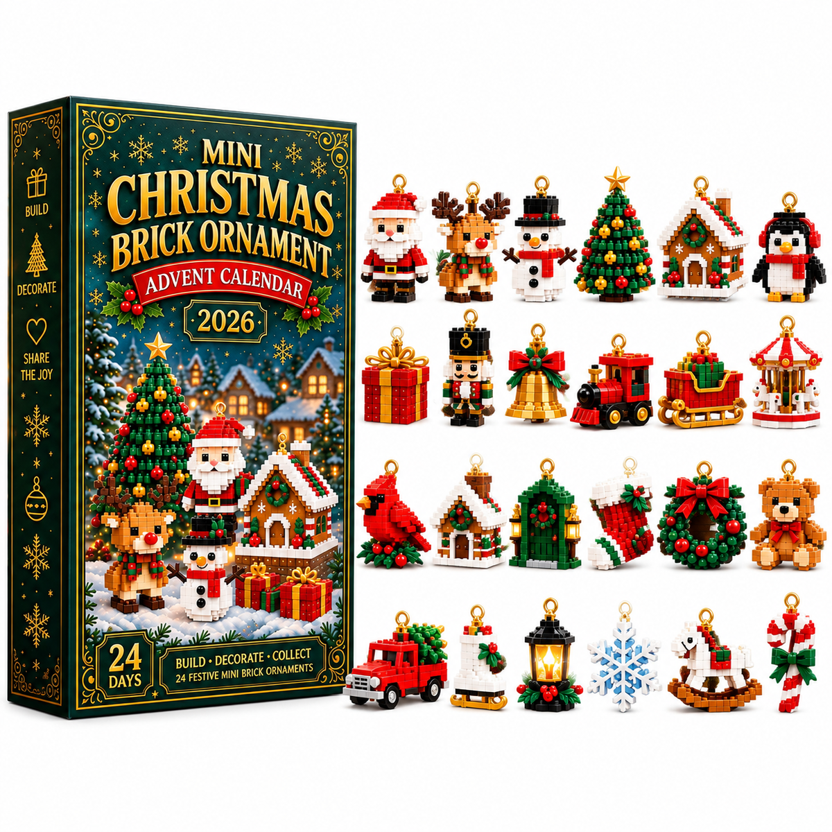 ⏳ Last day to save 50% – 🎄 24-Day Mini Christmas Ornament Advent Calendar