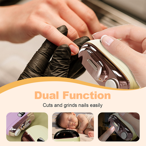 2-in-1 Safe Electric Nail Clipper